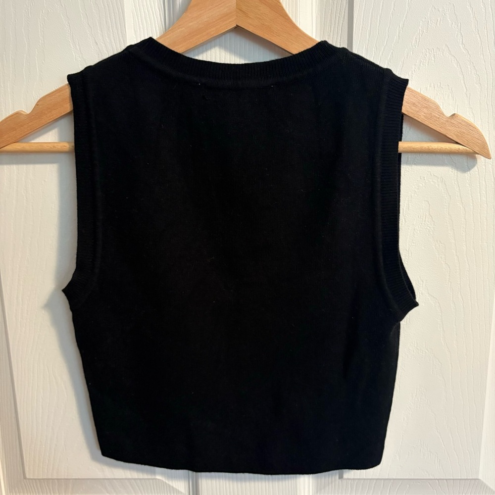 Zara Cropped Knit Tank